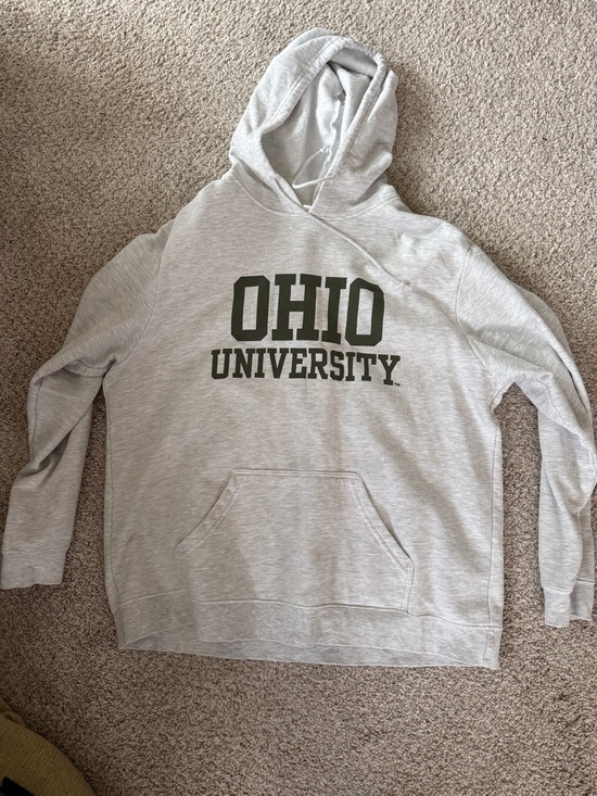 Delta Fleece Other - Ohio University Gray Hooded Sweatshirt